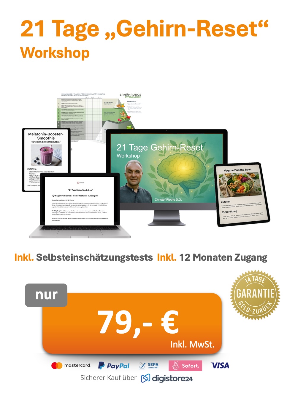 21 Tage "Gehirn-Reset" Workshop