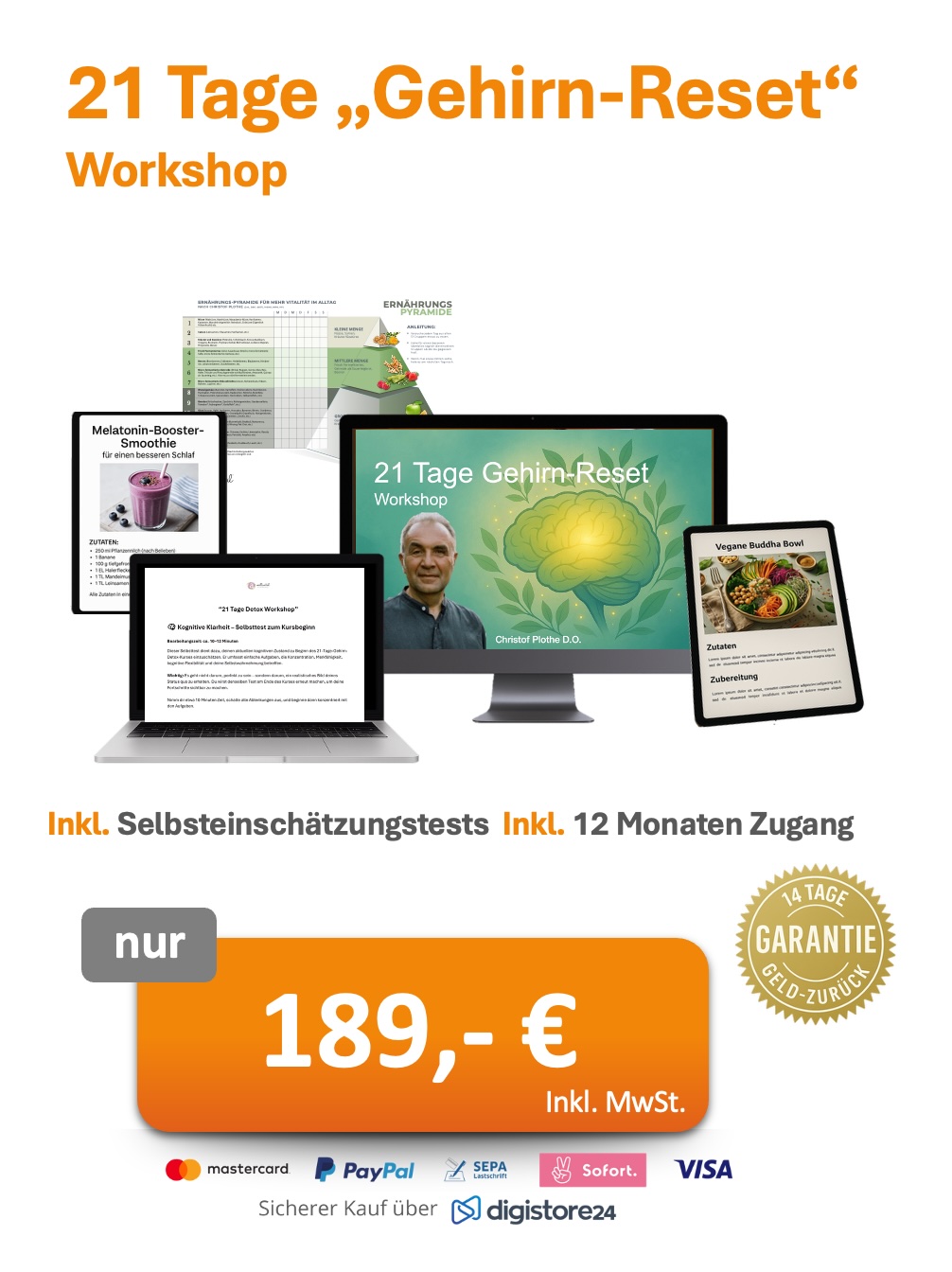 21 Tage "Gehirn-Reset" Workshop